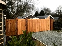 Softwood gates treated brown 